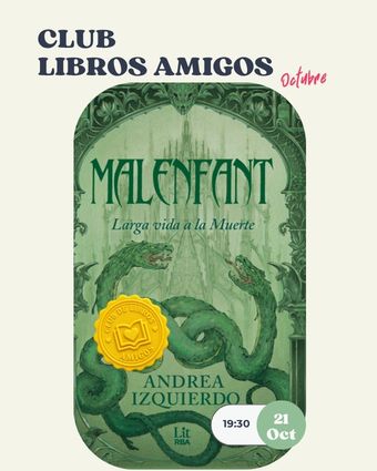 Club de lectura de romantasy - Malenfant con Andrea Izquierdo